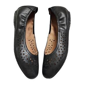 Josef Seibel Womens Pippa Ballet Flats Size EU 41 US 10-10.5 Nesty Oil Leather